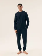 Piżamy damskie - Piżama męska Mike Henderson granatowy M - miniaturka - grafika 1