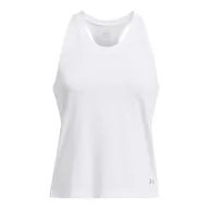 Koszulki sportowe męskie - Under Armour UA Launch Singlet, biały/odblaskowy, MD - miniaturka - grafika 1