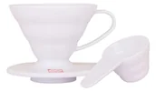 Zaparzacze i kawiarki - Hario Plastikowy Drip V60-01 - BIAŁY - miniaturka - grafika 1