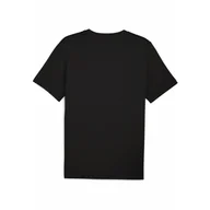 Koszulki sportowe męskie - Męska koszulka z grafiką i logo No. 1 PUMA Black - miniaturka - grafika 1