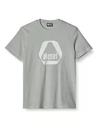 Koszulki męskie - Diesel Koszulka męska, Szary (9bl-0catm), 3XL - miniaturka - grafika 1