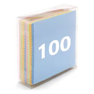 Akcesoria do okularów - Ściereczka do okularów z Mikrofibry MIX 14x17cm - 100szt - miniaturka - grafika 1