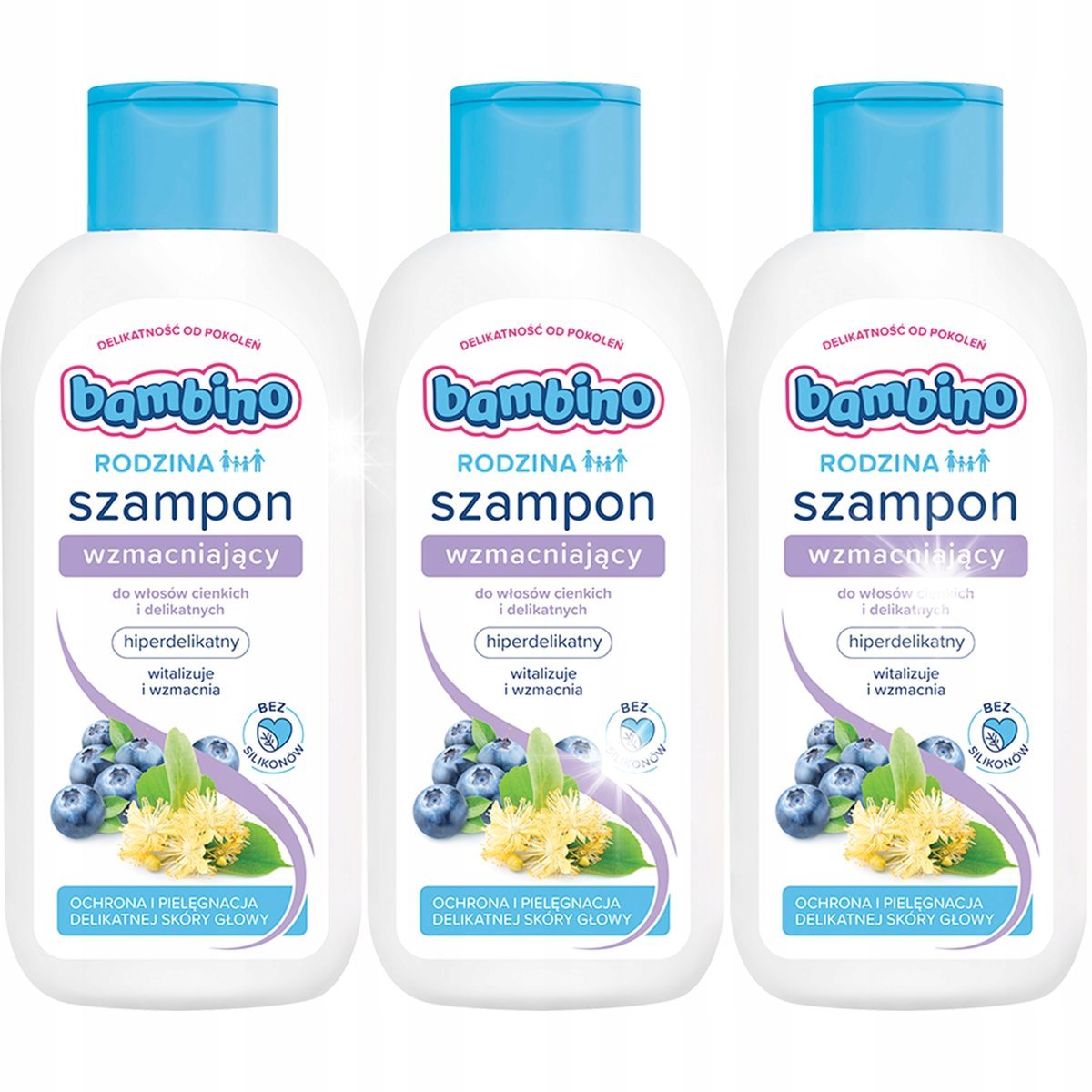 BAMBINO SZAMPON RODZINA WZMACNIAJĄCY 400ML *3