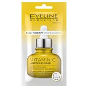 Maseczki do twarzy - Eveline Cosmetics Face Therapy Professional Ampoule-mask Kremowo-żelowa maseczka, Vitamin C 8.0 ml - miniaturka - grafika 1