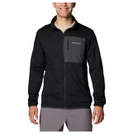 Bluzy sportowe męskie - Męska bluza Columbia Hike™ Full Zip II Rozmiar: XXL / Kolor: czarny - miniaturka - grafika 1