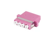 Pozostałe akcesoria sieciowe - Adapter światłowodowy lanberg mm lc/upc quad om4 FA-LCUP-MQ41-0001-VT - miniaturka - grafika 1
