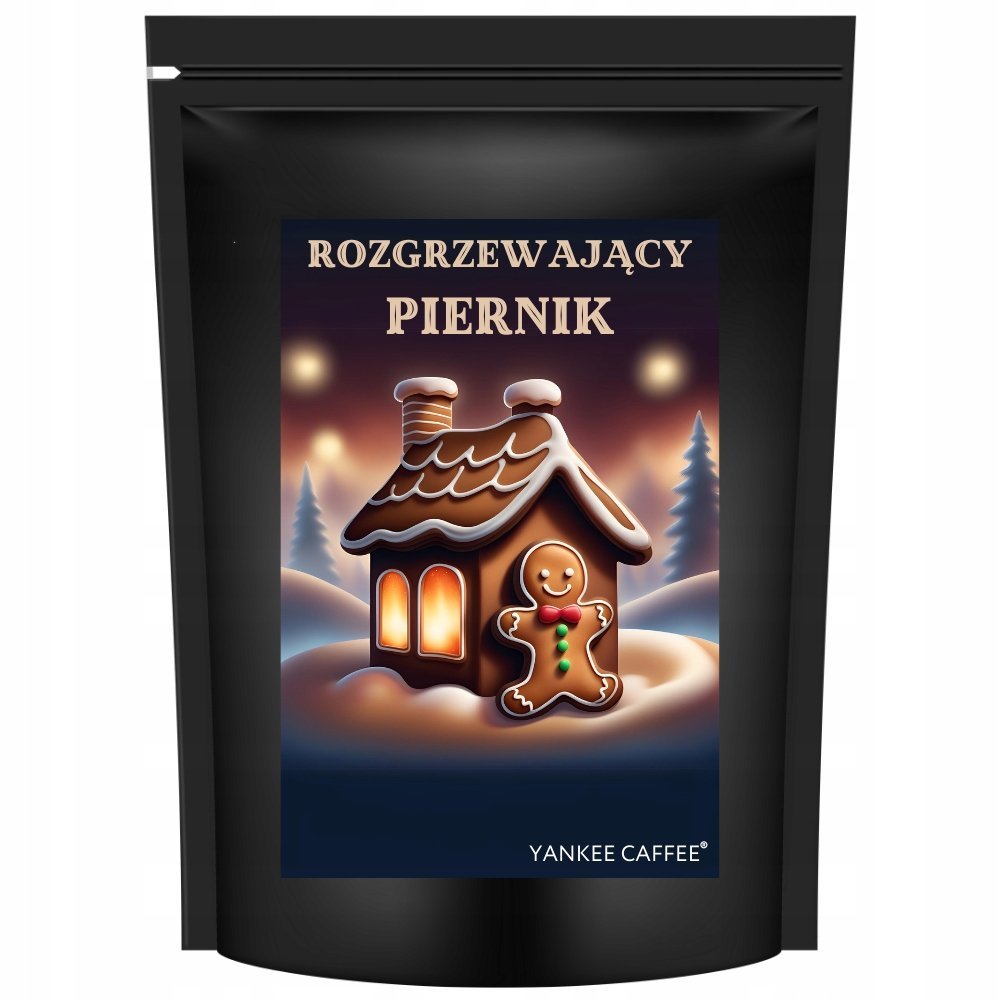 Kawa ziarnista Do ekspresu ŚWIEŻO PALONA 100% Arabica o smaku piernika 1kg