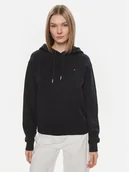 Bluzy damskie - Tommy Hilfiger Bluza Flag WW0WW41245 Granatowy Regular Fit - miniaturka - grafika 1