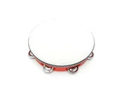 Akcesoria do perkusji - Tamburyno MUZO 10"8 dzw. TH10-8 z naciąg. czerwony - miniaturka - grafika 1