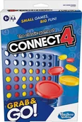 Zabawki zręcznościowe - Hasbro Travel game Connect 4 Grab&Go - miniaturka - grafika 1