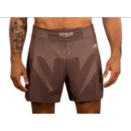 Spodnie sportowe męskie - Venum Spodenki MMA Treningowe Fightshorts No Gi Chocolate Brown - miniaturka - grafika 1