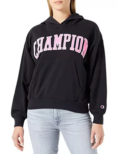 Champion Damska bluza z kapturem Rochester 1919 C-Campus, czarna, XL, czarny, XL - Bluzy damskie - miniaturka - grafika 1