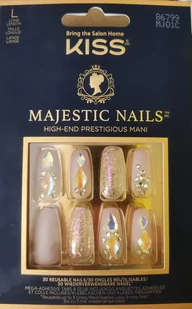 Kiss, Sztuczne Paznokcie, Majestic Nails Mj01c, L, 30 Szt. - Sztuczne paznokcie i akcesoria - miniaturka - grafika 1