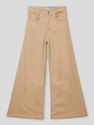 Spodnie i spodenki dla chłopców - Spodnie rozszerzane z detalem z logo - miniaturka - grafika 1