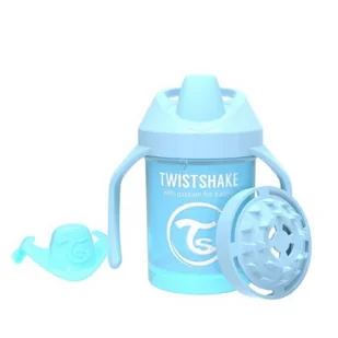 Twistshake Twistshake, Kubek niekapek z uchwytami i mikserem do owoców, Niebieski, 230 ml - Kubki dla dzieci - miniaturka - grafika 6