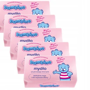 Bambino Mydło Dla dzieci 5*90g - Kosmetyki kąpielowe dla dzieci - miniaturka - grafika 1