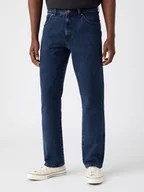 Spodnie męskie - Wrangler Texas Slim Męskie Spodnie Jeansowe Blue Gambit W12Slr29F-W34 L34 - miniaturka - grafika 1