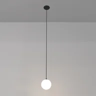 Lampy sufitowe - Lampa wisząca Luna P039PL-5W3K-10-B Maytoni LED 5W 3000K nad stół biała czarna - miniaturka - grafika 1