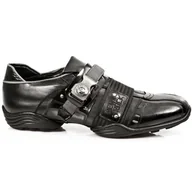 Półbuty męskie - buty NEW ROCK   Abs negro, Itali negro, charol stuco acero, carbono ne [M.8147-S1]-40 - miniaturka - grafika 1