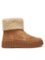 Botki damskie - Clarks Botki Torhill Turn 26179563 Brązowy - miniaturka - grafika 1