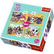 Puzzle - Trefl Puzzle 4w1 - Littlest Pet Shop, Mile wspomnienia GXP-645290 - miniaturka - grafika 1