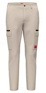 Spodnie męskie - HUGO Spodnie męskie pakowane na płasko, Średni beż 264, 24 - miniaturka - grafika 1