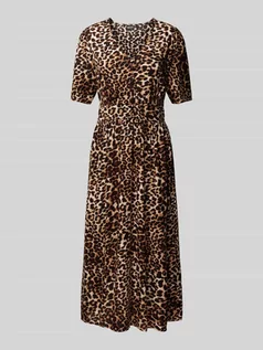 Sukienki - Sukienka midi z nadrukiem na całej powierzchni model ‘TALA’ - grafika 1
