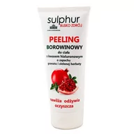 Peelingi do ciała - Sulphur Zdrój Peeling borowinowy do ciała z kwasem hialuronowym o zapachu granatu i zielonej herbaty 200g 71SULPEEBO - miniaturka - grafika 1