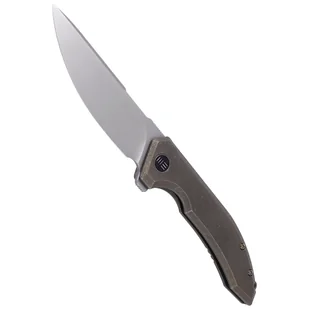 Nóż składany WE Knife Quixotic Bronze Titanium, Silver Bead Blasted CPM 20CV (WE21016-5) - Noże - miniaturka - grafika 4