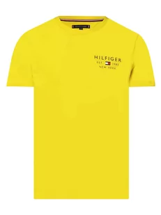 Tommy Hilfiger - T-shirt męski, żółty - Koszulki męskie - miniaturka - grafika 1