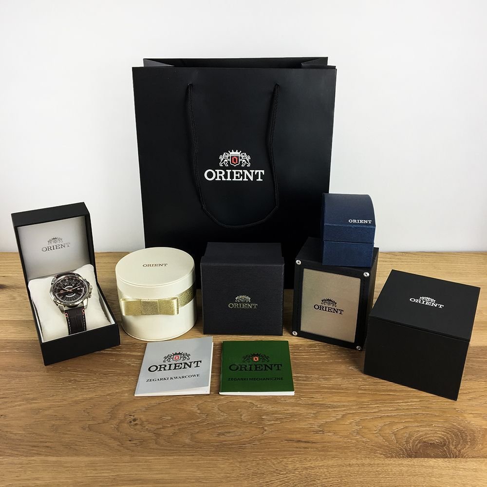 Zegarek męski Orient RA-BA0009S3YB + UL00A012J0 czarny