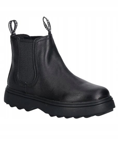 CAMPER BOTKI SKÓRZANE CZARNE Z ELASTYCZNYMI WSTAWKAMI 38 T_A