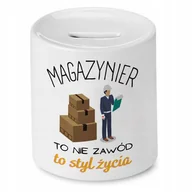 Skarbonki - Dla Plastyka Skarbonka na Urodziny Na Prezent z Nadrukiem ze Zdjęciem + Opakowanie na prezent (wzór 01) - miniaturka - grafika 1