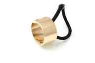 Ozdoby do włosów - Ozdobna Gumka Do Włosów Hair Cuff, Złota - miniaturka - grafika 1