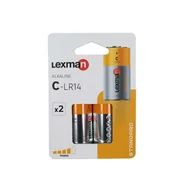 Baterie i akcesoria - Bateria alkaliczna C-LR14 2 SZT. LEXMAN - miniaturka - grafika 1
