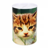 Skarbonki - Skarbonka metalowa zwierzątka 14,5x10cm Mix - miniaturka - grafika 1