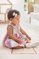Sukienki i spódniczki dla dziewczynek - Mayoral Newborn sukienka bawełniana niemowlęca kolor różowy mini rozkloszowana - miniaturka - grafika 1