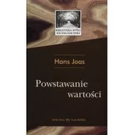 Filozofia i socjologia - Oficyna Naukowa Ewa Pajestka-Kojder Powstawanie wartości - Joas Hans - miniaturka - grafika 1