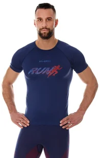 SS13280 koszulka męska Running Air Pro, Kolor granatowy, Rozmiar S, Brubeck - Koszulki sportowe męskie - miniaturka - grafika 1