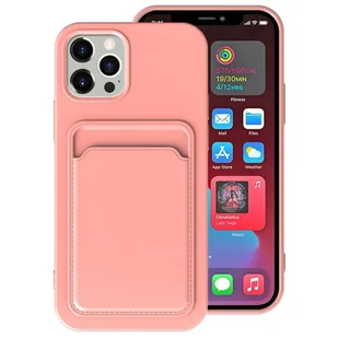 König Design Etui kompatybilne z Apple iPhone 12 Mini Plastikowe, miękkie etui na telefon komórkowy - Etui na telefon komórkowy różowe - Etui i futerały do telefonów - miniaturka - grafika 1