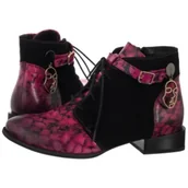 Botki damskie - Botki Róż+Czarny 5743A-15/00-8 (MA1407-b) Maciejka - miniaturka - grafika 1