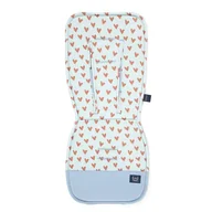 Akcesoria do wózków - La Millou Wkładka do wózka Heartbeat Blue, Stroller Pad - miniaturka - grafika 1
