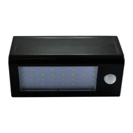 Lampy ogrodowe - Lampa solarna POLUX BOX SRQ60401 czarna - miniaturka - grafika 1