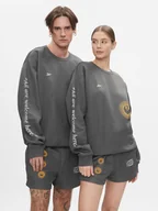 Bluzy męskie - Reebok Bluza Classics Good Vibes Crew Sweatshirt HT6117 Szary - miniaturka - grafika 1