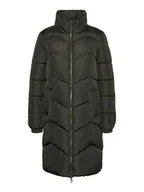 Kurtki damskie - Vero Moda Płaszcz pikowany w kolorze czarnym - miniaturka - grafika 1