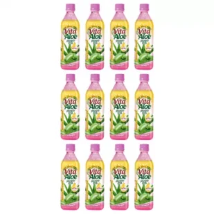 Vita Aloe Napój z aloesem 38% - Collagen zgrzewka 12 x 500 ml - Soki i napoje niegazowane - miniaturka - grafika 1