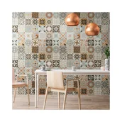 Naklejki na ścianę - Zestaw 30 naklejek ściennych Ambiance Wall Decal Cement Tiles Bali, 15x15 cm - miniaturka - grafika 1