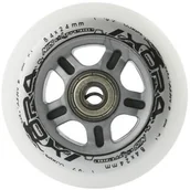 Akcesoria do skatingu - Nils EXTREME Extreme, Kółka, Abec-7 Chrome, białe - miniaturka - grafika 1