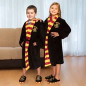 Piżamy damskie - Szlafrok dziecięcy HARRY POTTER z herbem HOGWARTU - miniaturka - grafika 1