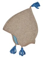 Czapki dla dzieci - Finkid Czapka "Pipo Wool" w kolorze beżowym - miniaturka - grafika 1